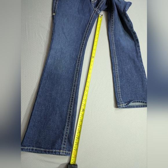 Ariat FR Work Jeans Womens 27R Blue Denim Mid Rise Bootcut Flame Resistant - Picture 3 of 12